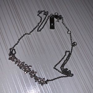 International Concepts INC Rhinestone Flower Necklace